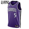 Canotte Bambino Sacramento Kings Deaaron Fox Nike 2024-25 Classic Edition Viola Swingman